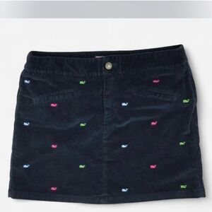 Vineyard Vines Dark Blue Skirt with Colorful Whale Accents
